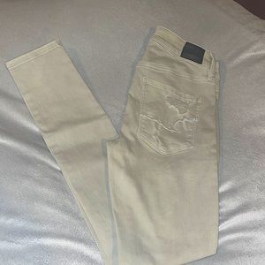 American Eagle next level stretch light High Waist Jeggings size 6.